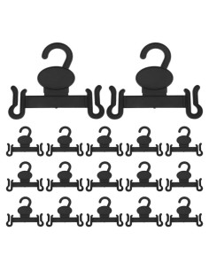 Gancho para Zapatillas Unomor 30 Pcs Almacenamiento Negro