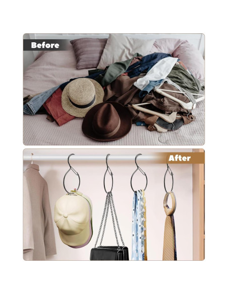 Perchero de Cinturones y Corbatas Supforce 4 Piezas Negro