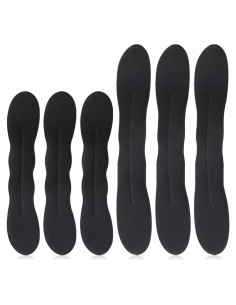 Hacedor de Moño Mágico TOVOT 6 Piezas 2 Tamaños Esponja