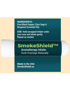 Inhalador Aromaterapia SmokeShield Basic Vigor 3-Pack Aceite Esencial 2