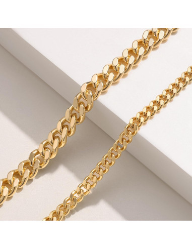 Pulseras de Tobillo Foxgirl de Oro 14K Platedo 21.6 cm