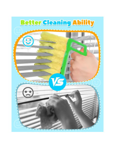 Kit de limpieza de persianas 11 piezas CUVORINO - Verde 2