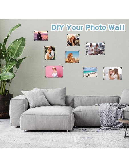 240 Esquinas de Foto Negras Autoadhesivas Abeillo 2x2cm