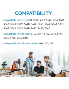 Cartuchos de Tinta 62XL InkPlore Compatible HP Negro y Color 2