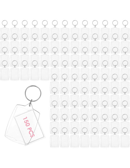 150 Llaveros Acrílicos en Blanco para Personalizar Fotos 150 Llaveros Acrílicos en Blanco para Personalizar Fotos