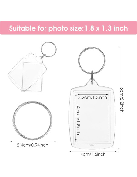 150 Llaveros Acrílicos en Blanco para Personalizar Fotos 150 Llaveros Acrílicos en Blanco para Personalizar Fotos