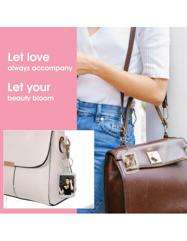 150 Llaveros Acrílicos en Blanco para Personalizar Fotos