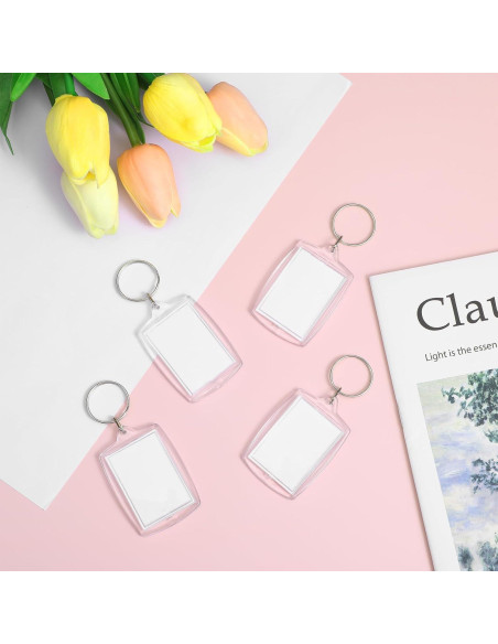 150 Llaveros Acrílicos en Blanco para Personalizar Fotos 150 Llaveros Acrílicos en Blanco para Personalizar Fotos