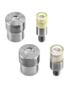 Máquina de Prensa Manual QWORK 8mm y 10mm Acero Duradero