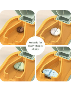 Cortador de Pastillas FANSTINOW Cian - Ajustable y Antideslizante 2