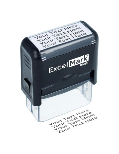 Sello de Goma Personalizado ExcelMark Mediano - Autocompletable