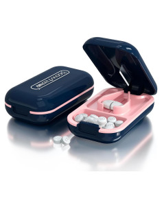 Cortador de Pastillas DUBSTAR Azul, Divisor Portátil 2.03 cm