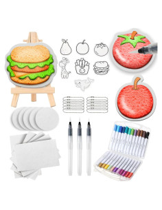 Kit de Pintura de Textura de Espuma Mágica Merexcint 55 Piezas