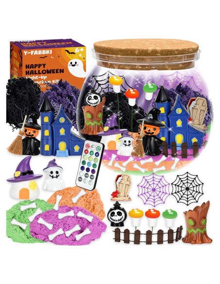 Kit de Manualidades Halloween Y-FABKKI con Luces LED 0.61 kg