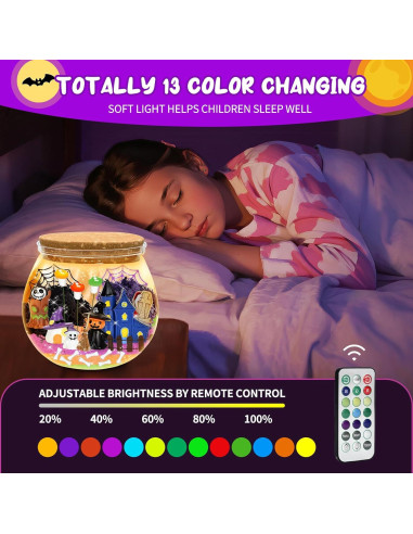 Kit de Manualidades Halloween Y-FABKKI con Luces LED 0.61 kg