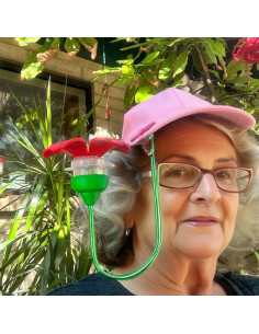 Alimentador de Colibríes Jxueych con Sombrero 10 ml Verde 2