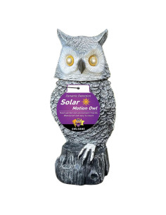 Búho Solar Owlsome con Ojos Intermitentes y Sonidos