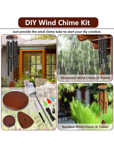 Kit de Reparación Campanas de Viento SPNKMJUJ 28 PZS Madera