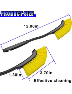 Cepillo de Limpieza de Ruedas de Coche GAOLAOSY 30.48 cm 2