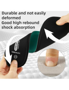 Plantillas de Espuma de Memoria 7STROBBS para Mujeres US9 Gris 2