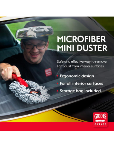 Duster Mini de Microfibra Griot's Garage para Interior de Coche