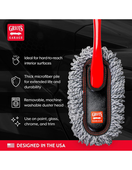 Duster Mini de Microfibra Griot's Garage para Interior de Coche