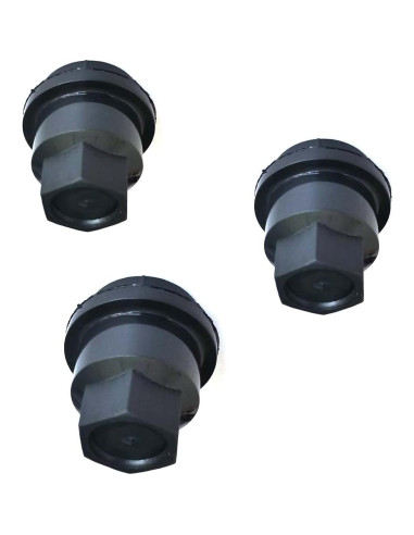 20 Cubiertas de Tuercas de Rueda Negras DEVMO para Chevrolet S10