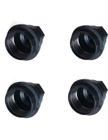 20 Cubiertas de Tuercas de Rueda Negras DEVMO para Chevrolet S10