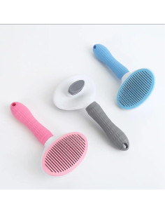 Cepillo Slicker Autolimpiante Darvey para Perros y Gatos - Suave y Ergonómico 2