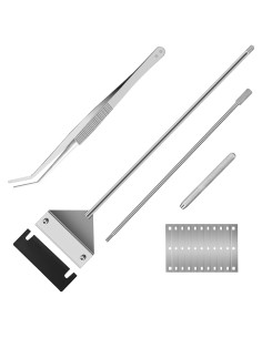 Raspador de Algas para Acuarios Ymiueip 63.5 cm Acero Inoxidable