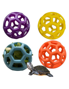 Bola Alimentadora para Tortugas XJINJIDUO 9 cm Juguete Interactivo