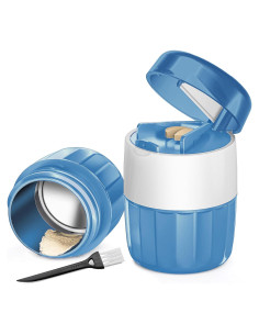 Triturador de Pastillas DUBSTAR 3 en 1 con Cortador y Almacenamiento