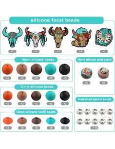 100 Piezas Perlas de Silicona Kovict Multicolor 12-15mm 2