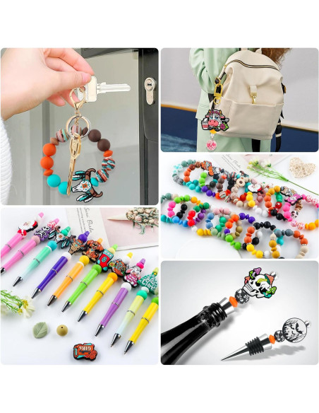 100 Piezas Perlas de Silicona Kovict Multicolor 12-15mm