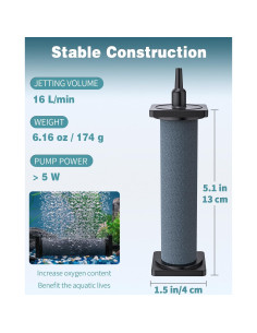 Piedra de Aire Pawfly 12.7 cm para Acuario 2 Piezas 2