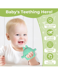 Set de Juguetes para la Dentición Criamolo - Mordedor y Guante 2