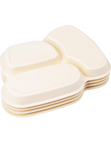 Juego de Platos para Niños Nohlerlife - 12 Piezas Divertidas