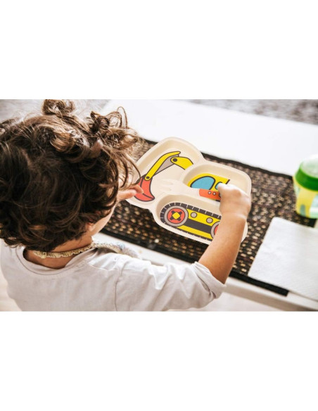 Juego de Platos para Niños Nohlerlife - 12 Piezas Divertidas