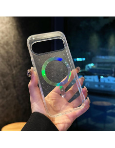 Funda Magnética Transparente Eiyikof para Google Pixel 9/9 Pro 2