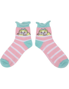 Calcetines Crew para Mujeres Bananya - 3 Pares Coloridos 2