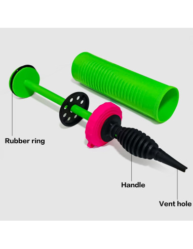 Bomba de Globo de Mano Doilomand GreenPump2 - 2 Pack Doble Acción