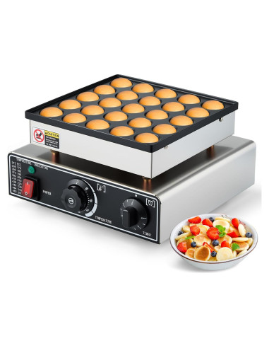 Fabricante de Pancakes Mini YODHOSA 25PCS Acero Inoxidable