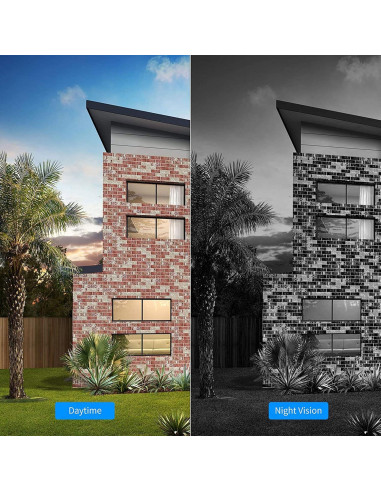 Cámara de Seguridad Hiseeu TZ-HB612 3MP Inalámbrica IP66
