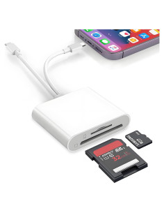 Lector de Tarjetas SD DERSUR USB-C y Lightning 2 en 1