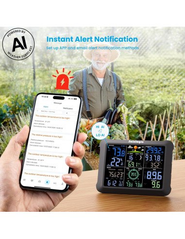 Estación Meteorológica Inteligente Sainlogic WiFi SA9 8.5"