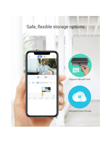 Cámara de Mirilla Inalámbrica EZVIZ CP4 1080P con Pantalla 4.3"