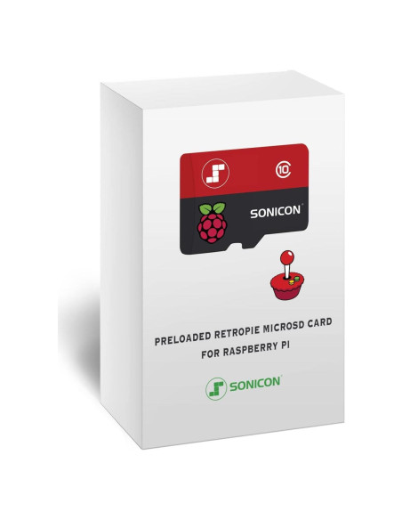 Tarjeta MicroSD 512GB Sonicon para Raspberry Pi 4/4B+/400 - Emulador Retro Tarjeta MicroSD 512GB Sonicon para Raspberry Pi 4/4B+/400 - Emulador Retro