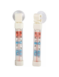 Termómetros de Refrigerador Winco con Ventosas, Paquete de 2