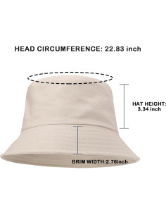 Sombrero de Cubo Plegable Unisex UV 50+ - 3 Paquetes 2