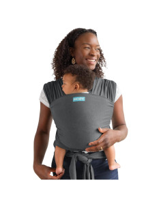Portabebés tipo Sling Moby Baby Wrap Asfalto 3.6-15kg